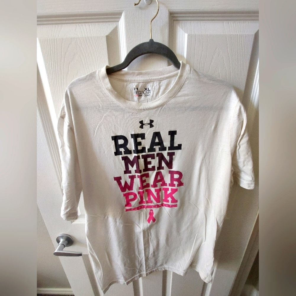 Under Armour Breast Cancer Awareness Pink Ribbon Shirt